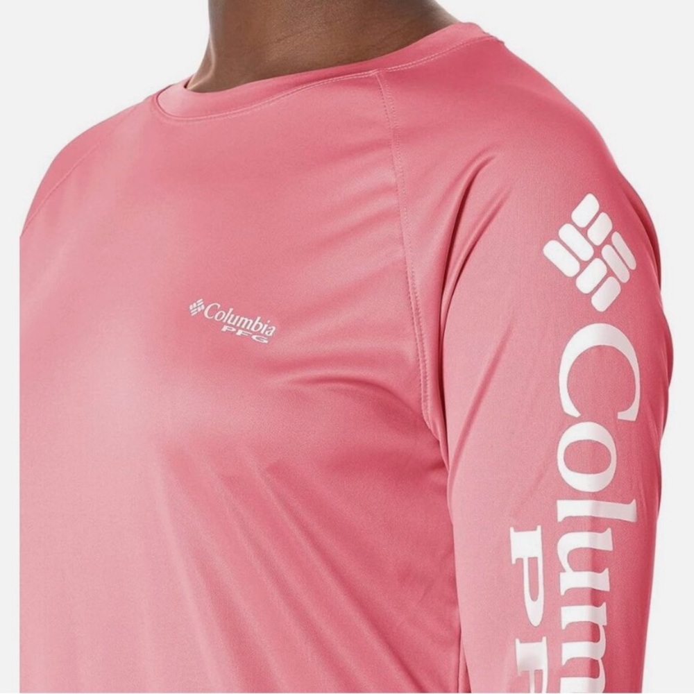Columbia Women’s PFG Tidal Tee™ II Long Sleeve Shirt, Size S Pink